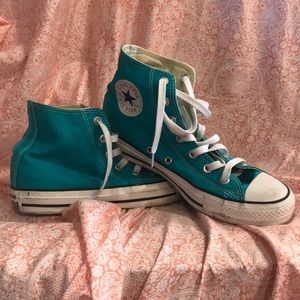 Hightop turquoise Converse All-Stars